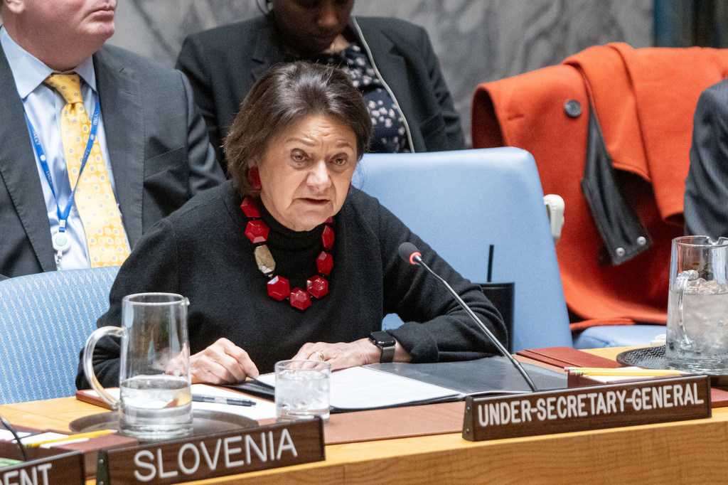 Заместитель Генсека ООН по политическим вопросам Розмари Дикарло в Совете Безопасности. Фото из архива